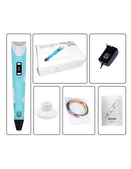 Creion 3D cu filament inclus, 1.75 mm, Diverse culori