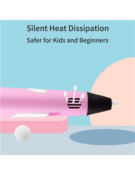 Creion 3D cu filament inclus, 1.75 mm, Diverse culori