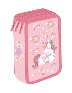 MCPE3F3301,Penar echipat 33 piese 3 fermoare unicorni pigna