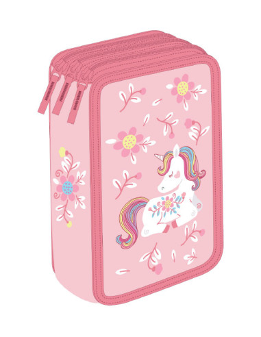 MCPE3F3301,Penar echipat 33 piese 3 fermoare unicorni pigna