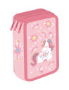 MCPE3F3301,Penar echipat 33 piese 3 fermoare unicorni pigna