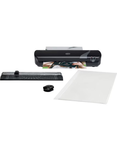GBC4410036,Set craft gbc 4 in 1 negru,laminator a4 inspire+, trimmer, rounder, folii laminare a4