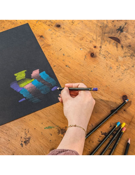 DW2306012,Creioane colorate 36 culori cutie metal professional cromaflow derwent