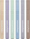 EF551505,Textmarker slim patrat set 6 buc nuante naturale eberhard faber