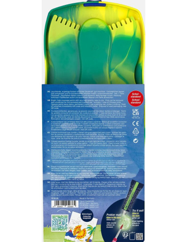 FC125036,Acuarele 12 culori connector dinozauri 2025 faber-castell