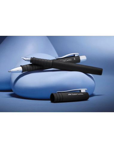 FC241050,Set stilou b + pix xb poly negru faber-castell