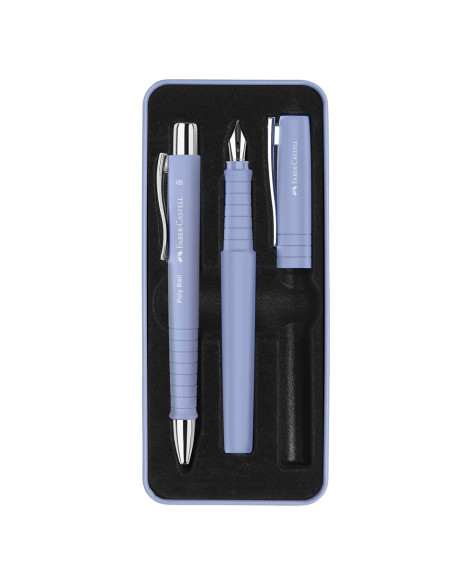 FC241051,Set stilou b + pix xb poly lila faber-castell