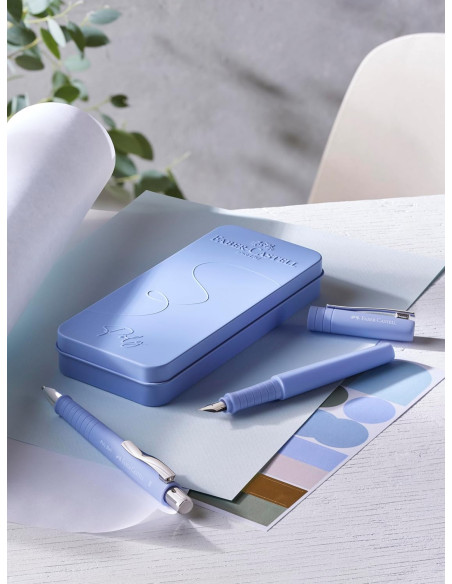 FC241051,Set stilou b + pix xb poly lila faber-castell