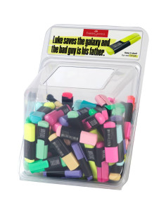 FC154202,Display 100 buc textmarker mini superfluorescent si pastel faber-castell