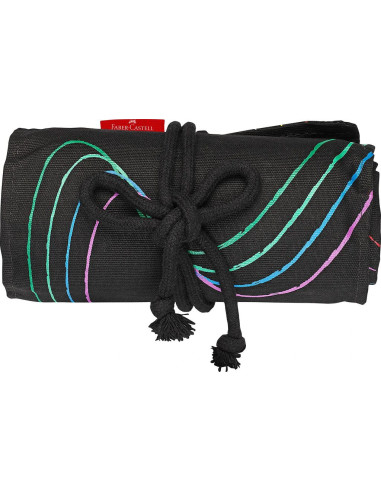 FC116418,Rollup 72 creioane colorate black edition faber-castell