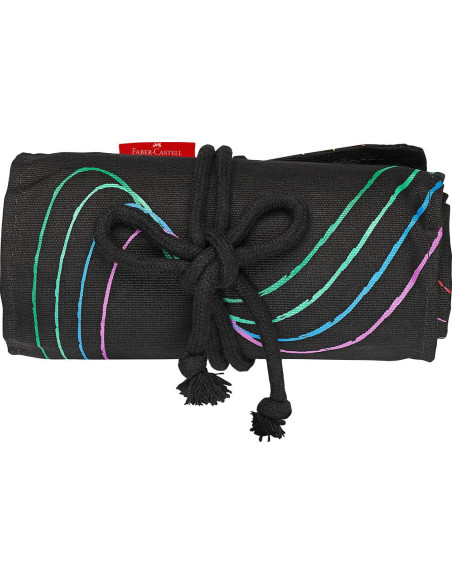 FC116418,Rollup 72 creioane colorate black edition faber-castell