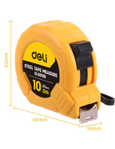 DL9010B,Ruleta otel 10m*25mm deli 2