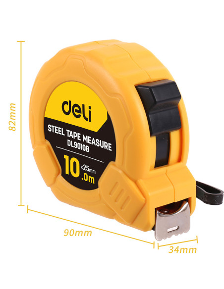 DL9010B,Ruleta otel 10m*25mm deli
