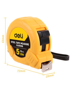 DL9005B,Ruleta otel 5m*19mm deli 2