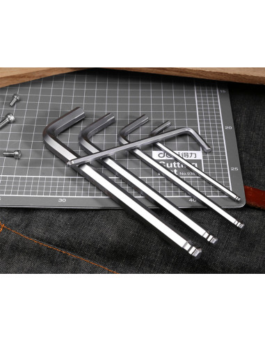 DL230909,Set 9 buc chei imbus cap sferic 1.5-10 mm deli