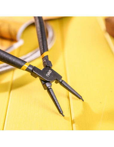 DL20021,Cleste cu varf subtire pentru electrica 7 inch dl20021 negru deli