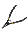 DL20022,Cleste cu varf subtire 7 inch negru dl20022 deli