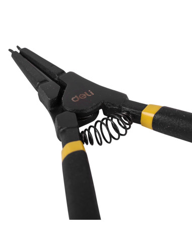 DL20022,Cleste cu varf subtire 7 inch negru dl20022 deli