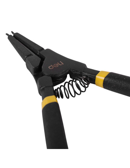 DL20022,Cleste cu varf subtire 7 inch negru dl20022 deli