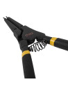 DL20022,Cleste cu varf subtire 7 inch negru dl20022 deli