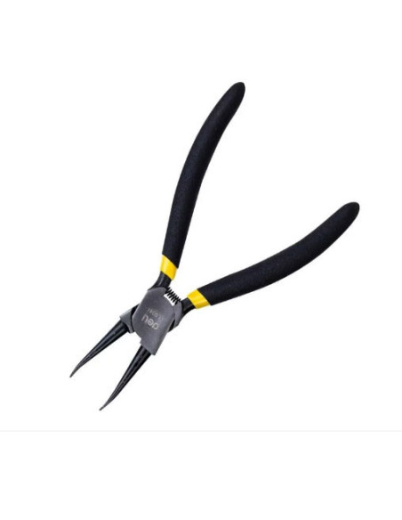 DL0341,Cleste cu varf subtire pt precizie 7 inch negru dl0341 deli
