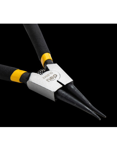 DL0342,Cleste cu varf subtire pt precizie 7 inch negru dl0342 deli