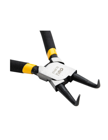 DL0343,Cleste cu varf subtire curbat 7 inch dl0343 deli