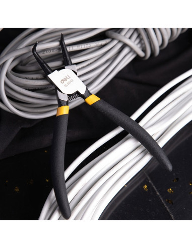 DL0343,Cleste cu varf subtire curbat 7 inch dl0343 deli