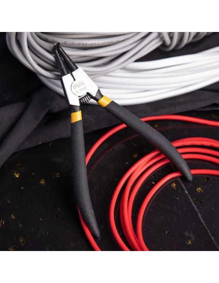 DL0344,Cleste cu varf subtire curbat 7 inch dl0344 deli