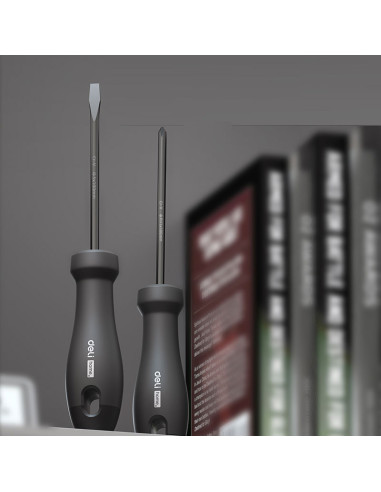 DLEHT0006,Trusa scule DELI DLEHT0006, 6 piese de baza negru home series