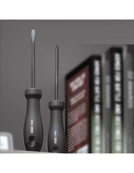 DLEHT0006,Trusa scule DELI DLEHT0006, 6 piese de baza negru home series