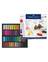Creioane Colorate Faber-Castell Pastel Soft Mini, 48 culori