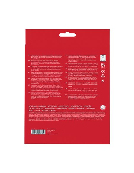 Creioane Colorate Acuarela FABER-CASTELL FC114448, 48 Buc + pensula Creioane Colorate Acuarela FABER-CASTELL FC114448, 48 Buc + pensula