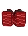 Penar echipat cu 3 fermoare Pigna, 33 piese, Motiv dots