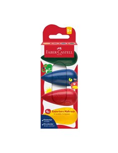 Creioane cerate model bulb set 4 buc faber-castell