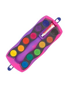 Acuarele 12 culori connector unicorni 2025 faber-castell 2