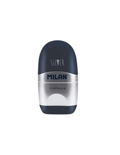 Ascutitoare cu radiera Silver Milan, Culori asortate 2