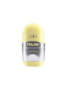 Ascutitoare cu radiera Silver Milan, Culori asortate
