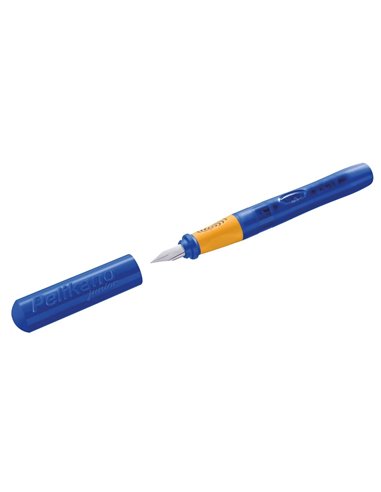 Stilou Pelikano Junior, penita A pentru dreptaci, grip ergonomic, display 12 bucati, Culori asortate 