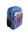 G507,Ghiozdan St.Majewski Spiderman, 3 compartimente, 2 buzunare, albastru, 651298
