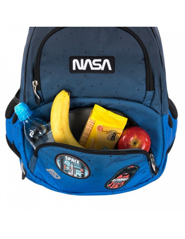 G564,Ghiozdan St.Majewski St.Right Nasa - Space Astronaut, 42cm, 4 compartimente, bleumarin, 653360