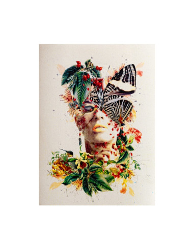 S2492,Set creativ - pictura cu diamante 40x50cm, CNX Paint by Beads - Chip - Suflet de fluture - cu cifre si litere, 8103