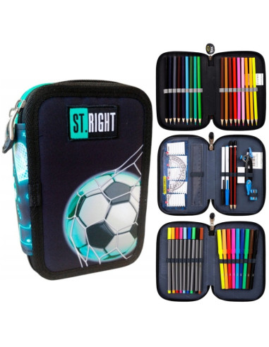P4577,Penar echipat St.Majewski St.Right Neon Football, 3 fermoare, 47 de piese
