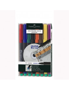 FC152509,Marker permanent Multimark FABER-CASTELL, 8 buc