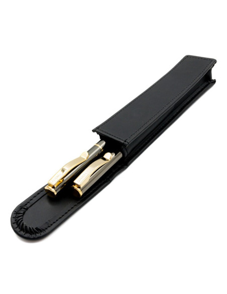 S1098,Set cadou stilou + pix + etui Cresco Classic 830026 ES, corp metalic grafit