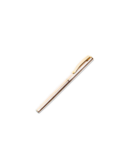 S323,Set cadou stilou + pix Cresco Classic 830019 CL-04, corp metalic argintiu clips auriu