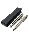 S1896,Set cadou stilou + pix + etui Cresco Symphony 850006 SY-01, corp metalic grafit