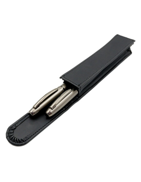 S1896,Set cadou stilou + pix + etui Cresco Symphony 850006 SY-01, corp metalic grafit