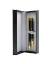 S2266,Set cadou stilou + pix Cresco Elegant E850054, corp metalic grafit clips auriu