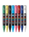 M1478,Marker UNI Posca PC-1M, varf rotund, 0.7mm, set 8 culori